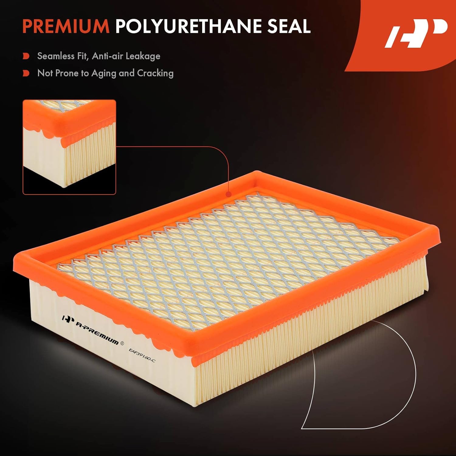 A-Premium 2-PC Engine Air Filter Compatible with Buick Century, LeSabre & Chevrolet Cavalier, Beretta & Oldsmobile 98, Silhouette & Pontiac Grand Prix, Trans Sport, 1986-2005
