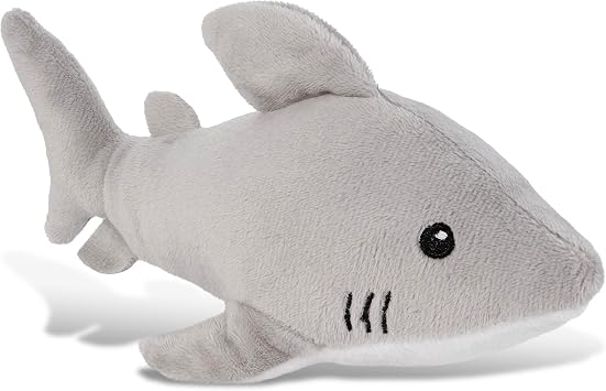 DolliBu Shark Plush - Super Soft Stuffed Animal, Cute Sea Life Animal Plush, Adorable Fluffy Stuffed Animal for Boys and Girls, Stuffed Zoo Animals Plush Gift for Babies, Kids, Adults - 6 Inches