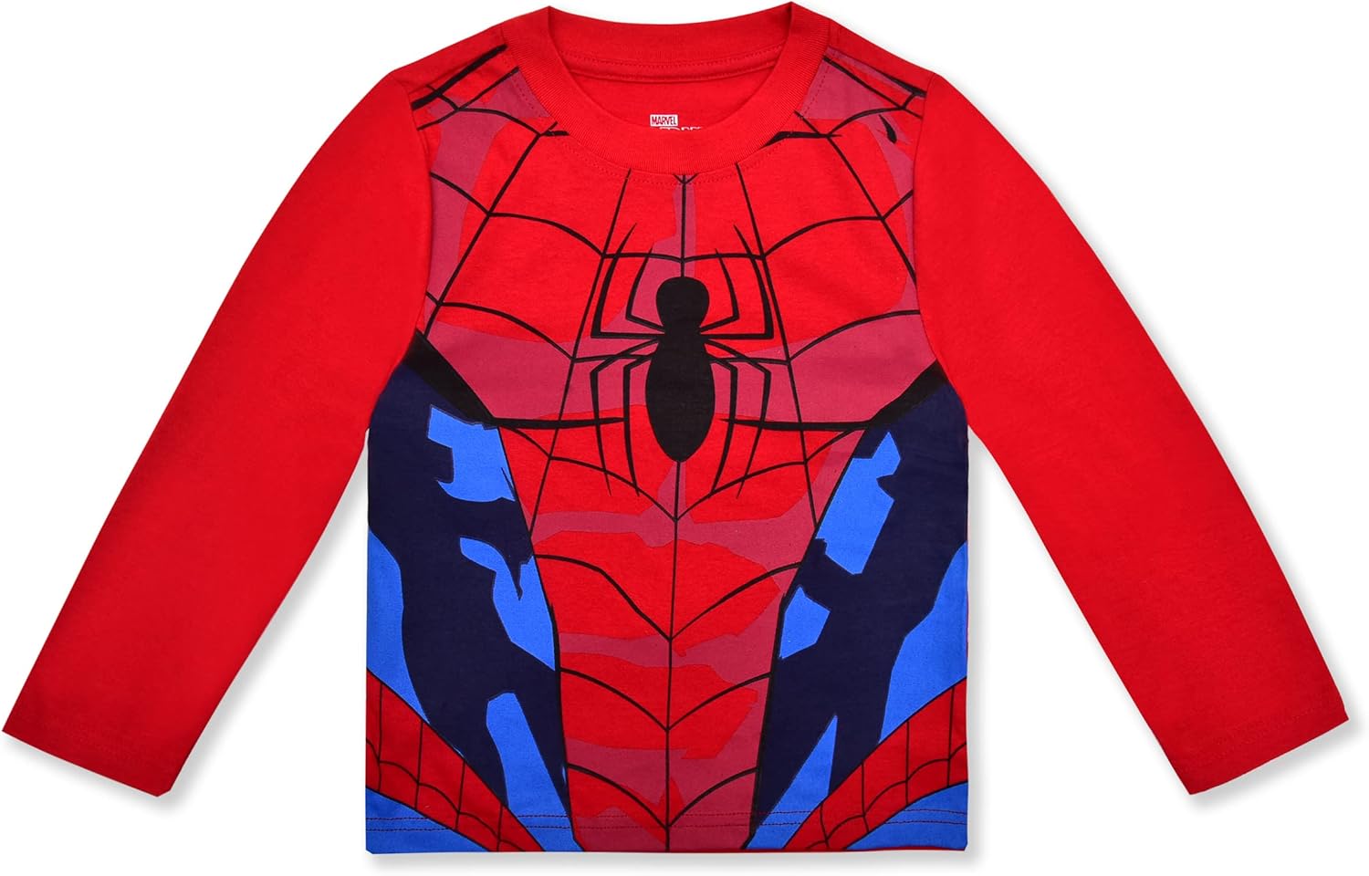 Marvel Spider-Man Boys Long Sleeve Shirt and Pants Set for Toddlers - Image 2