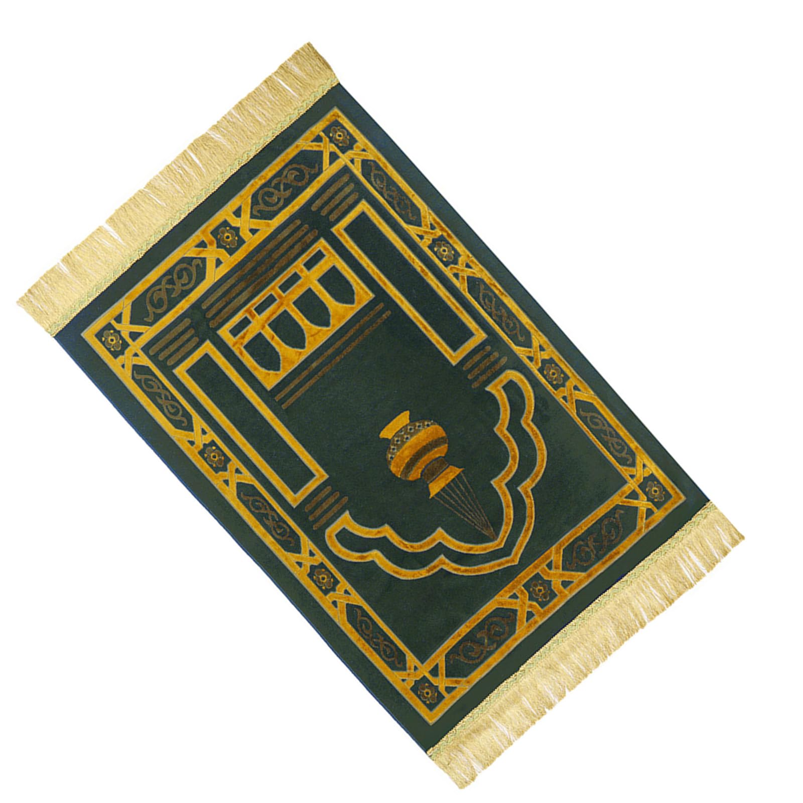 Tapis de prière musulman antidérapant et doux pour espace de prière islamique à la maison