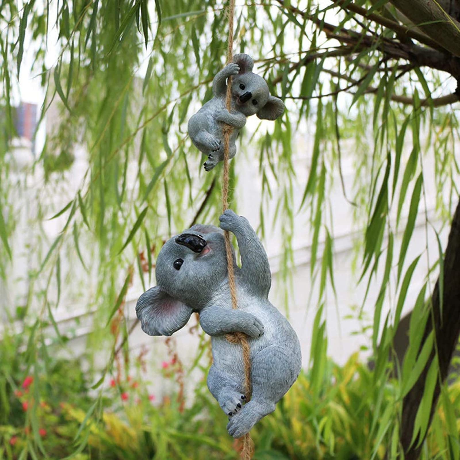 Statue de Koala figurines de jardin en résine pour l'ornement de patio