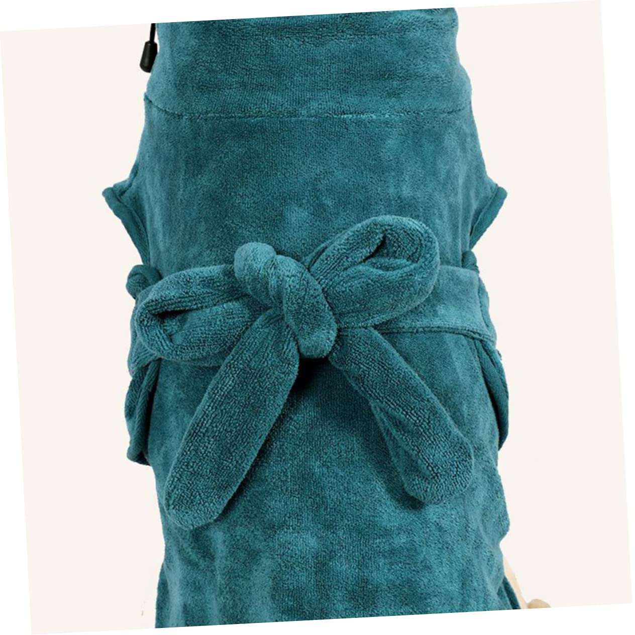 Angoily Accappatoio per Cani ad Asciugatura Rapida con Cintura Regolabile | Colore Verde, Nylon e Poliestere, per Cuccioli e Cani 2-15kg, Autunno e Inverno