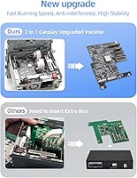 Vista 3 de ISUDAR PCM 3.1 Carplay inalámbrico y Android Auto Módulo para Porsche Panamera Cayenne Macan Cayman Boxster 911 718 Soporte Cámara reversa Sensor