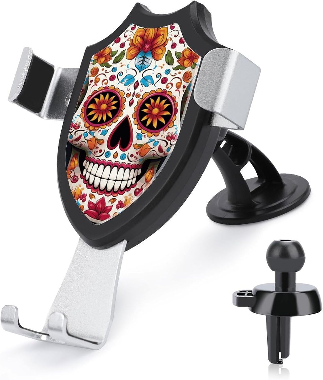 Portable Car Phone Holder Mount with Suction, Ventilation Clip