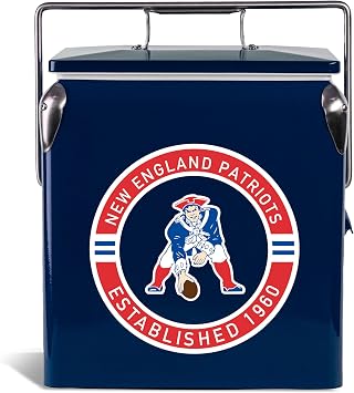 The Memory Company Officially Licensed NFL 13L Retro Logo Cooler
