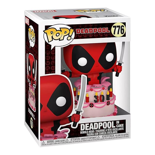 Foto 3 de 3 de Funko Pop! Marvel: Deadpool 30th - Deadpool In Cake - Figura de Vinilo Coleccionable - Comic Books Fans