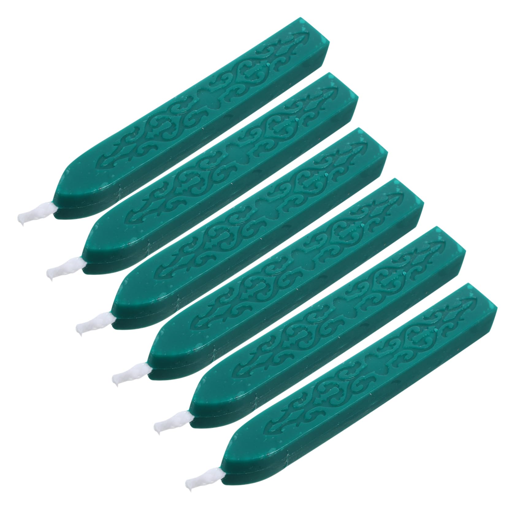 ARTIBETTER 3 Set Dipingi Strisce Di Cera Caro Sono Fatto Buste Autosigillanti Cera Da Sigillo Sbucciare Umettante Sigillante Per Buste Fare Si Scioglie Adesivo Verde Scuro 6 Pezzi*3