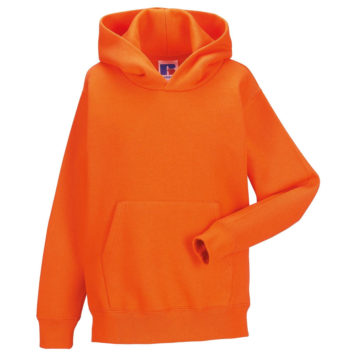 Jerzees Boys Orange Schoolgear Childrens Hooded Sweatshirt (11-12) (Orange)
