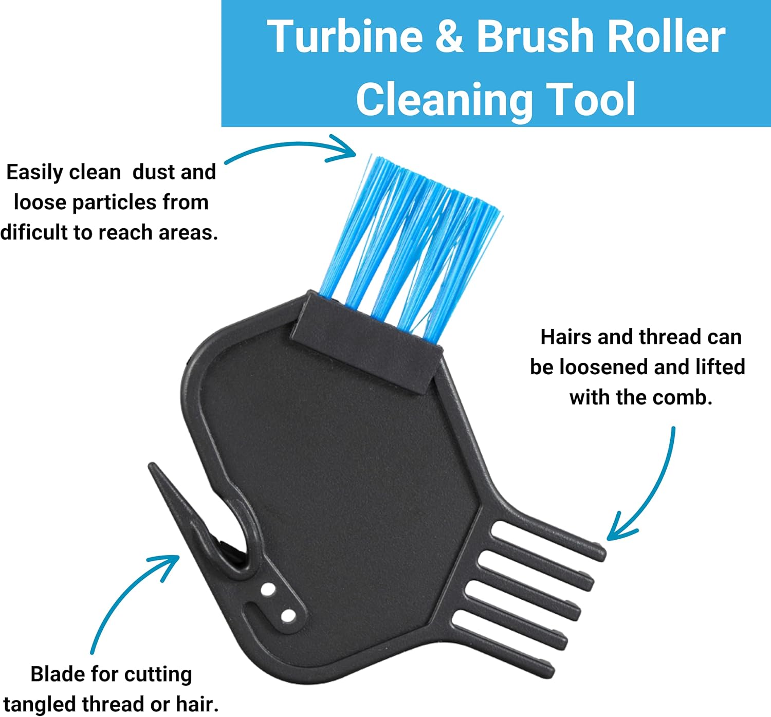 Wessel-Werk Stainless Steel Telescopic Extension Wand and Noise Optimized TK286 Turbo Brush with Ultra-Flat RD285 Floor Brush Vacuum Attachment Accessories for Wood and Carpet