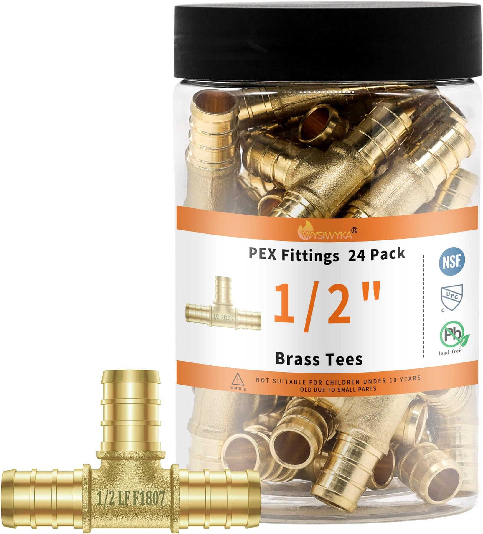 1 Pieza De Tubo PEX De 1/2 Pulgadas Que Soporta Metal Con Placa HQ