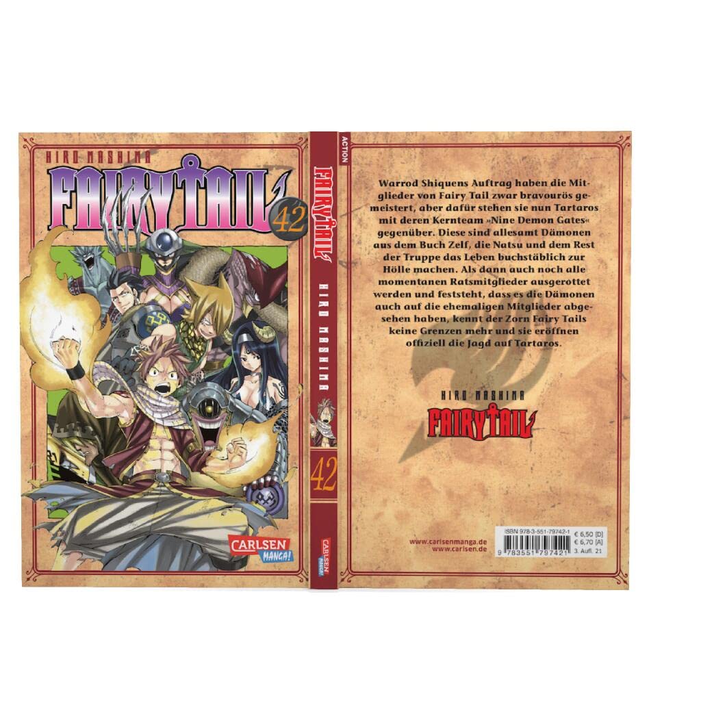 Fairy Tail 42: Spannende Fantasy-Abenteuer der berühmtesten Magiergilde der Welt