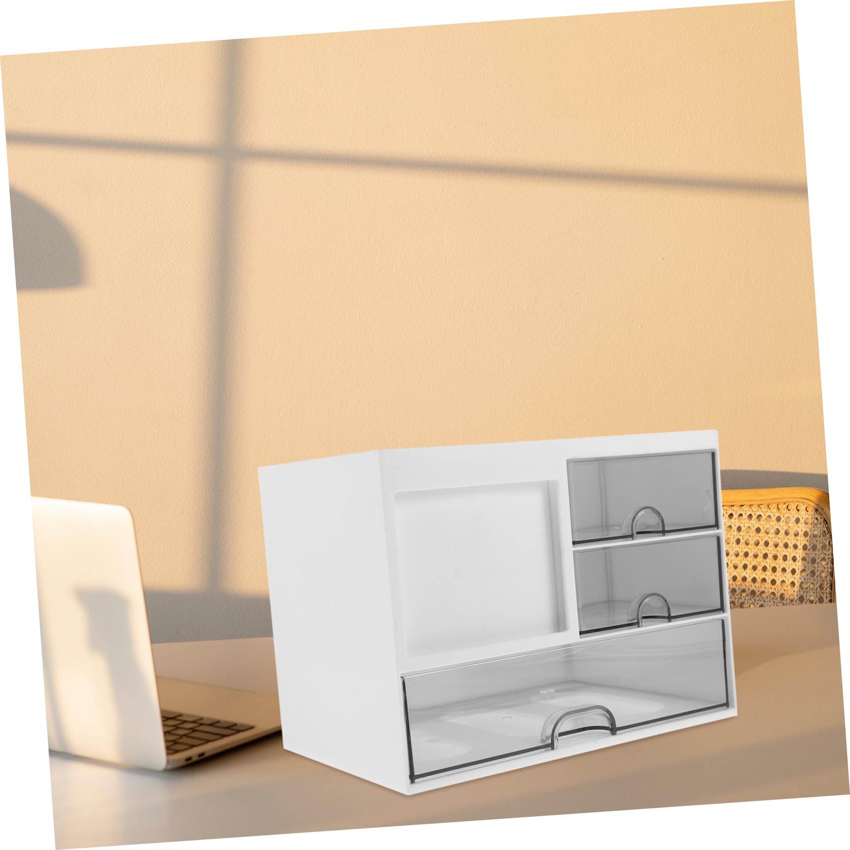 Organizador De Escritorio Deslizables Para Documentos y Accesorios Caja De Almacenamiento Multiusos Para Oficina Hogar y Estudio Diseño De Capacidad Ampliada y Fácil Ensamblaje