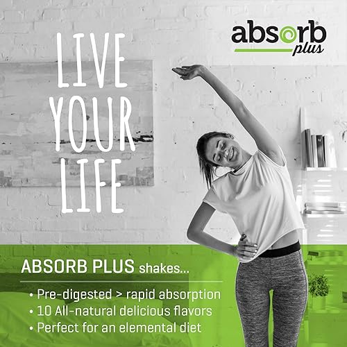 Miniatura 9 de Absorb Plus Isolate Protein - Suplemento dietético para mejorar la salud intestinal, apoyo nutricional adicional, ingredientes naturales, sin OMG,