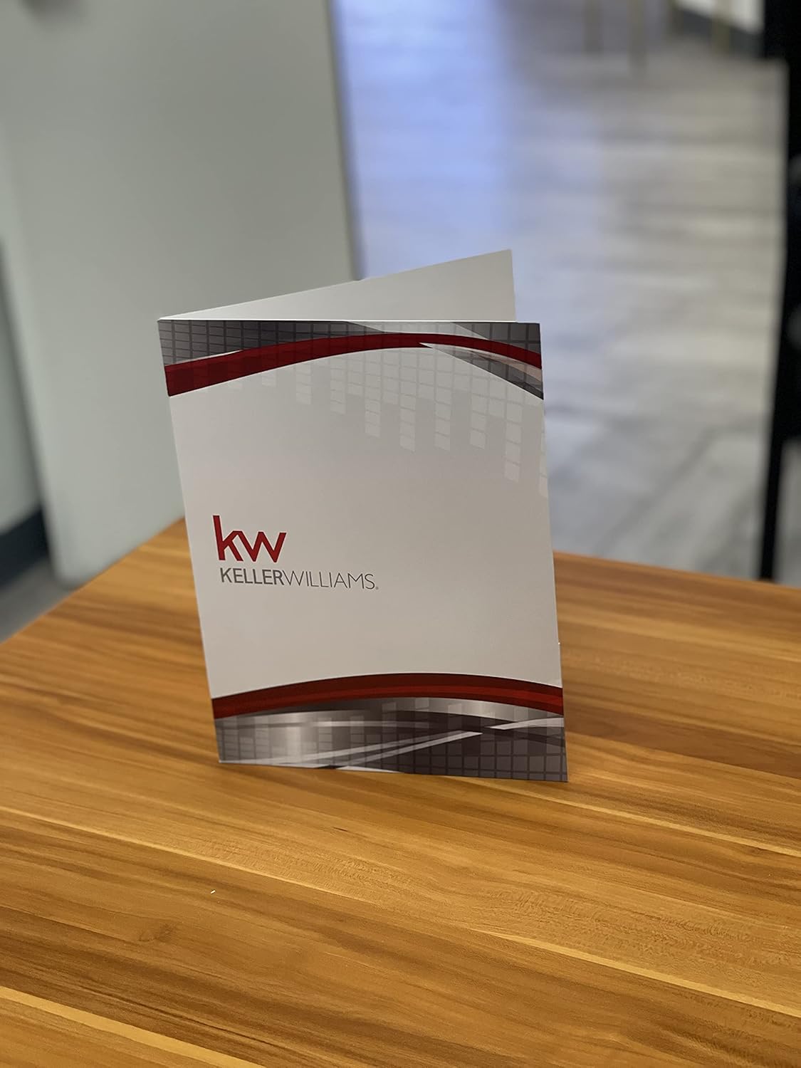 Keller Williams Folders, Silver on White 25 Pack
