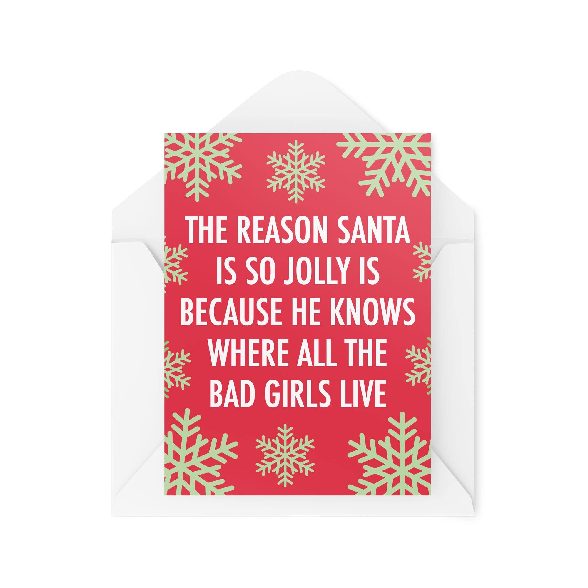 Funny Christmas Cards, White, 21 x 15 x 0.2 cm