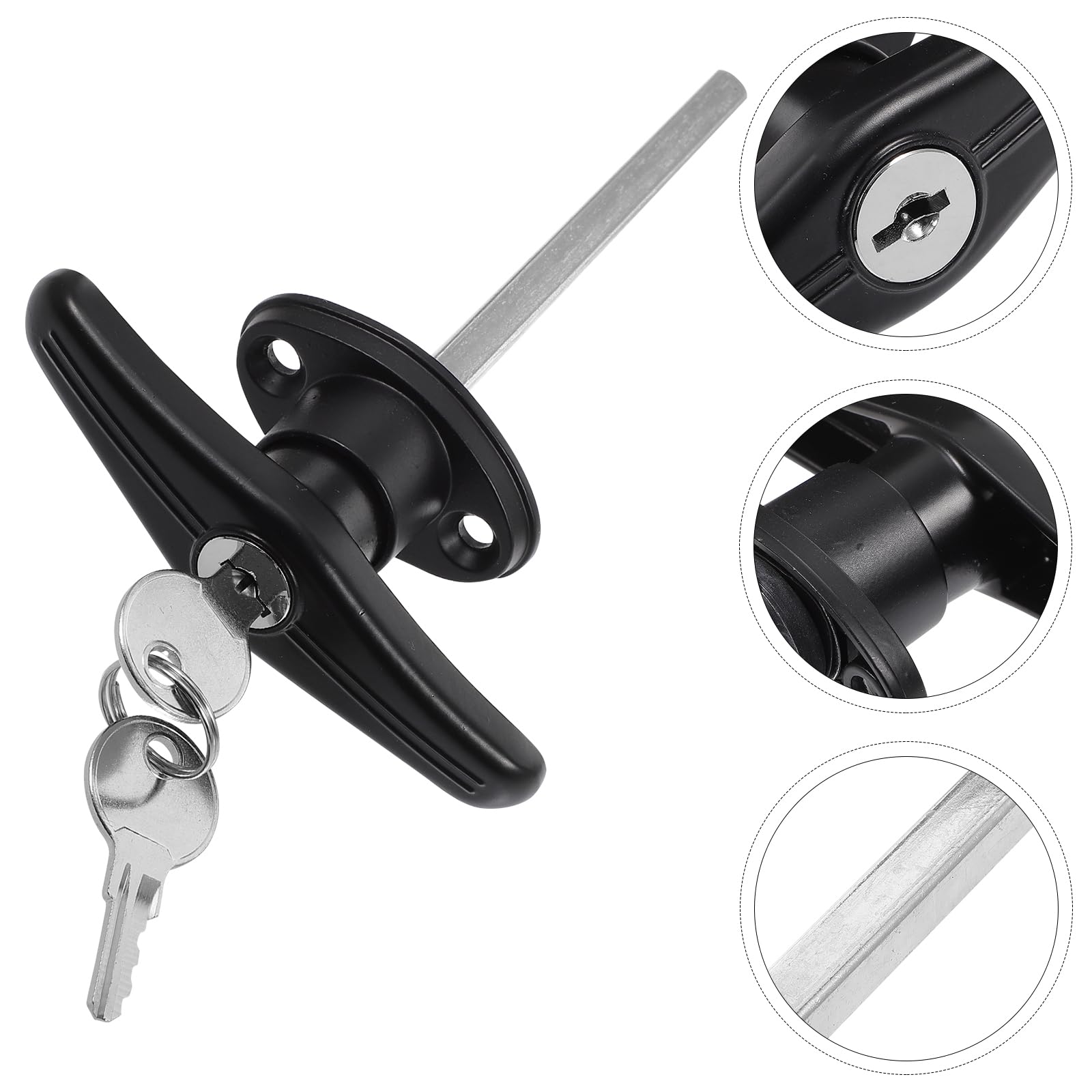 Amazon.com: Generic Keyed T-Handle Lock Kit for Garage Door