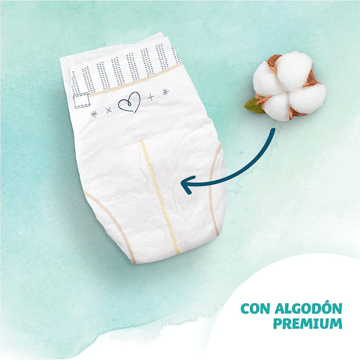 Dodot Cuidado Total Talla 1 (2-5 kg) Pack Ahorro 210 Pañales + 20 Toallitas Aqua Pure – Máxima Protección y Suavidad para Recién Nacido