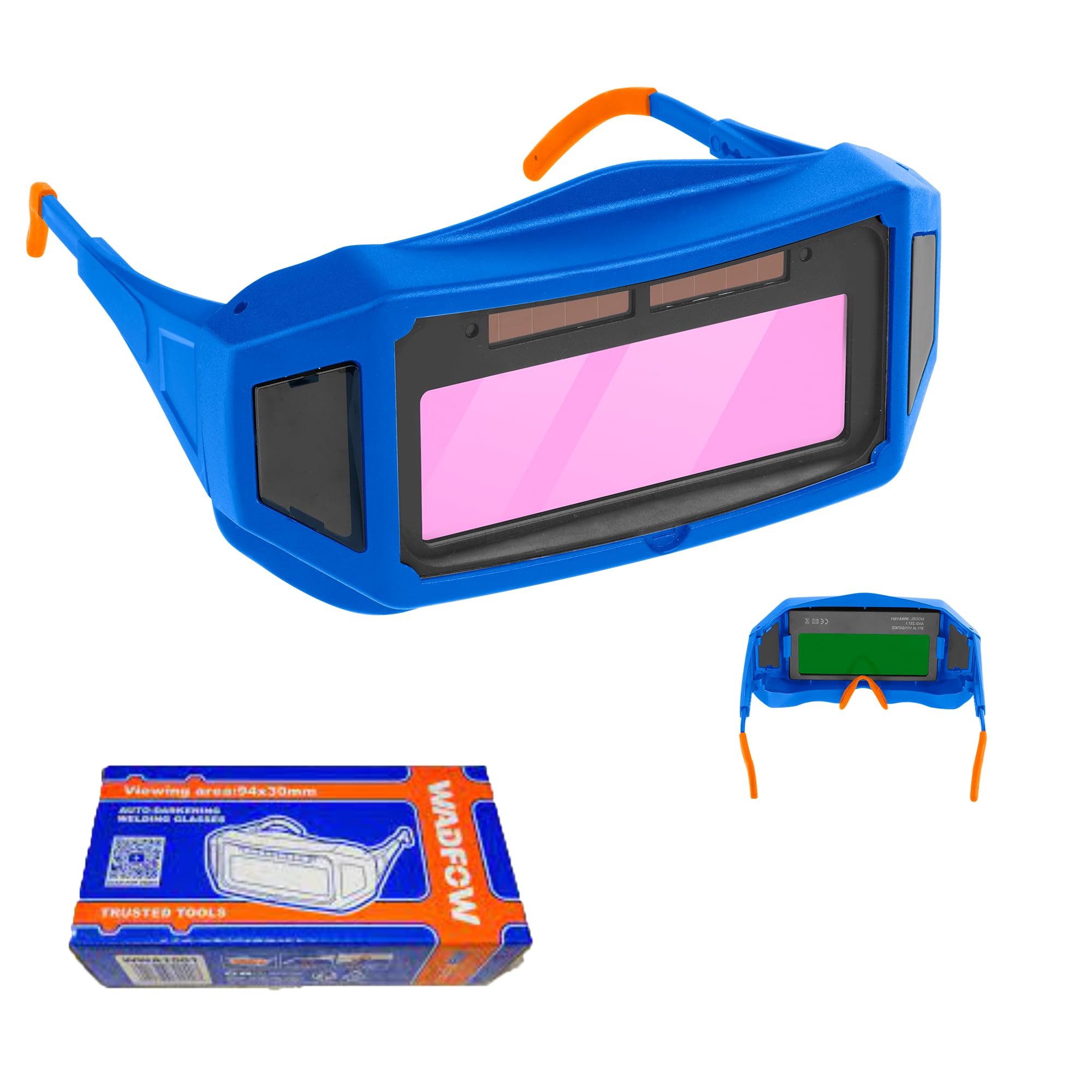 WADFOW Welding Glass, Welding Goggles Solar Auto Darkening, Safety Goggles UV/lR Protection (B0D8T2PV5M) Amazon Price History, Amazon Price Tracker