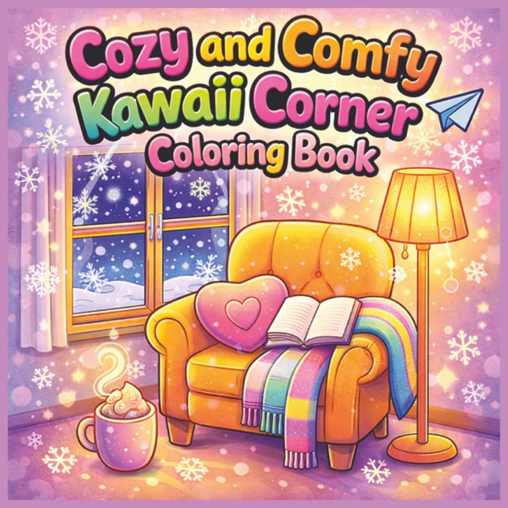 Cozy and Comfy Coloring Book | Kawaii Cute