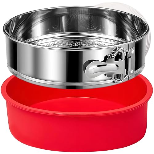 Hikolvol Leakproof Springform Pan 9 Inch Spring Form Pan for Cheesecake