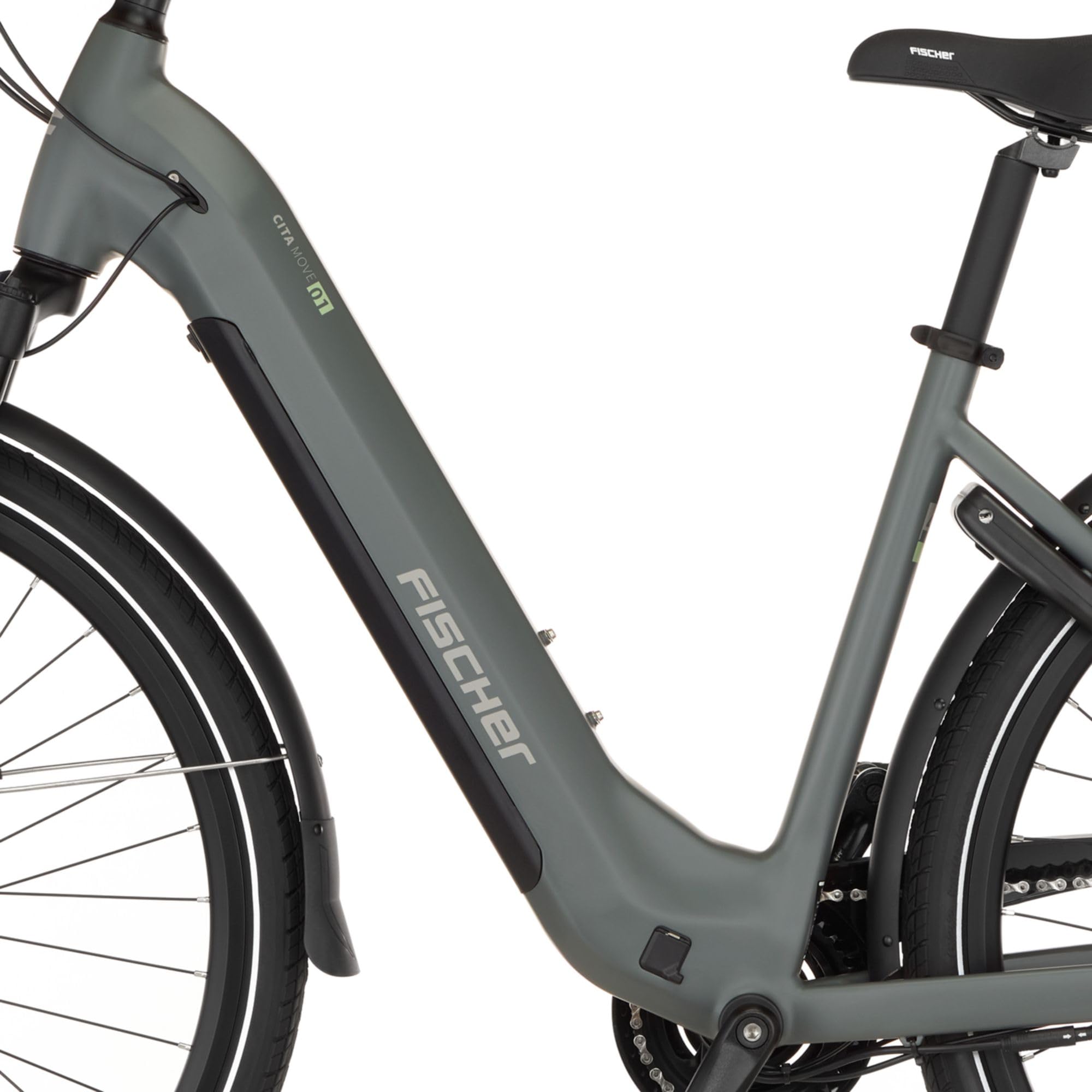 FISCHR E-Bike CITA Move 01 Elektrofahrrad für Damen und Herren, RH 48cm, Heckmotor 50Nm, 36V Akku, Wave-Rahmen