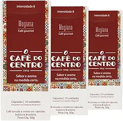 30 Cápsulas compatíveis com Nespresso®, Café do Centro, Mogiana