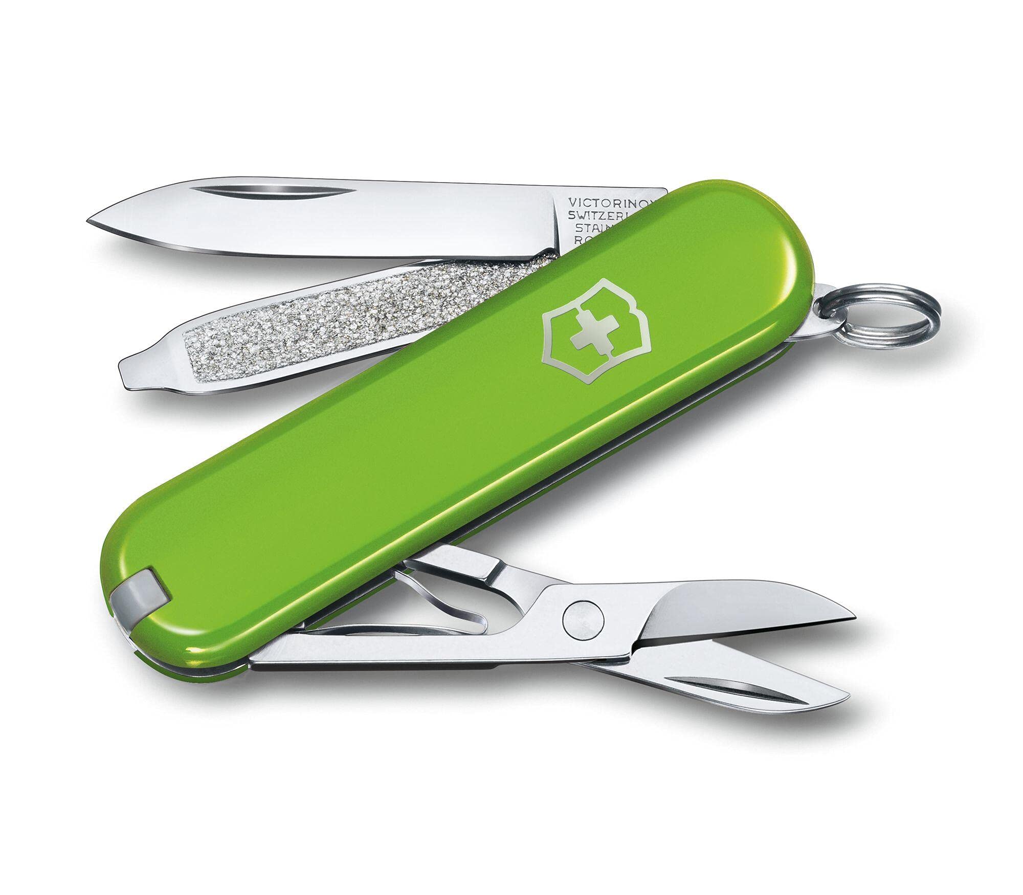 See full amazon price history chart for Victorinox Swiss Army Knife - FRESH. STYLISH. COLORFUL SWISS CLASSICS - 7 Function, Multitool with a Pair of Scissors - Smashed Avocado, 58 mm Victorinox Swiss Army Knife - FRESH. STYLISH. COLORFUL SWISS CLASSICS - 7 Function, Multitool with a Pair of Scissors - Smashed Avocado, 58 mm (B092DVVGBK) Amazon Price History, Amazon Price Tracker