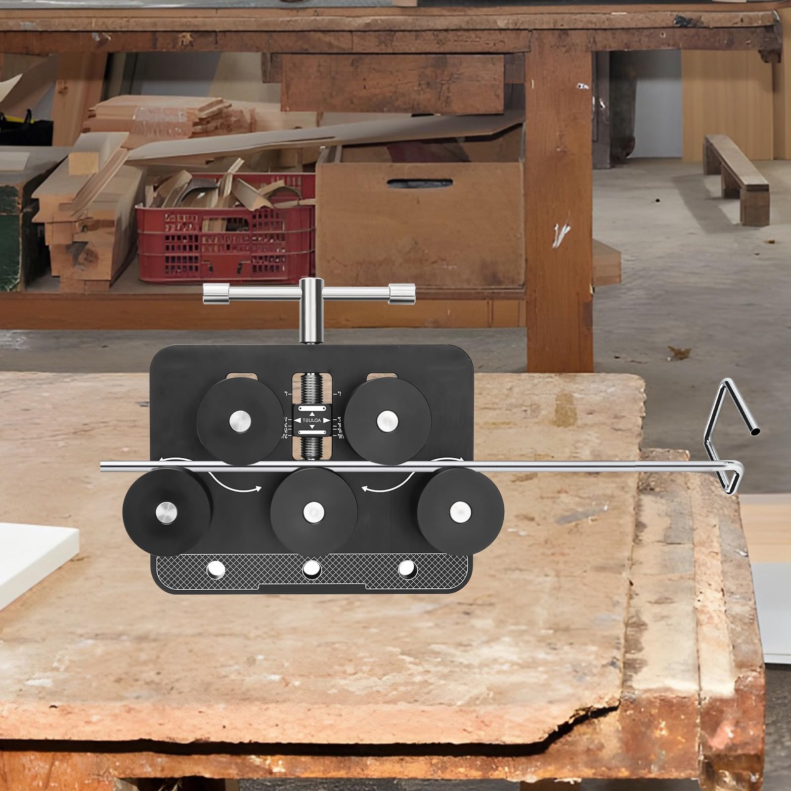 Enderezadora De Tubos, Enderezadora De Mangueras Para Conductos De Freno De 3/16"–1" (ø 4,75–25 mm) Para Conductos De Freno Cobre Y Aluminio Herramienta Profesional Y De Bricolaje Para Talleres