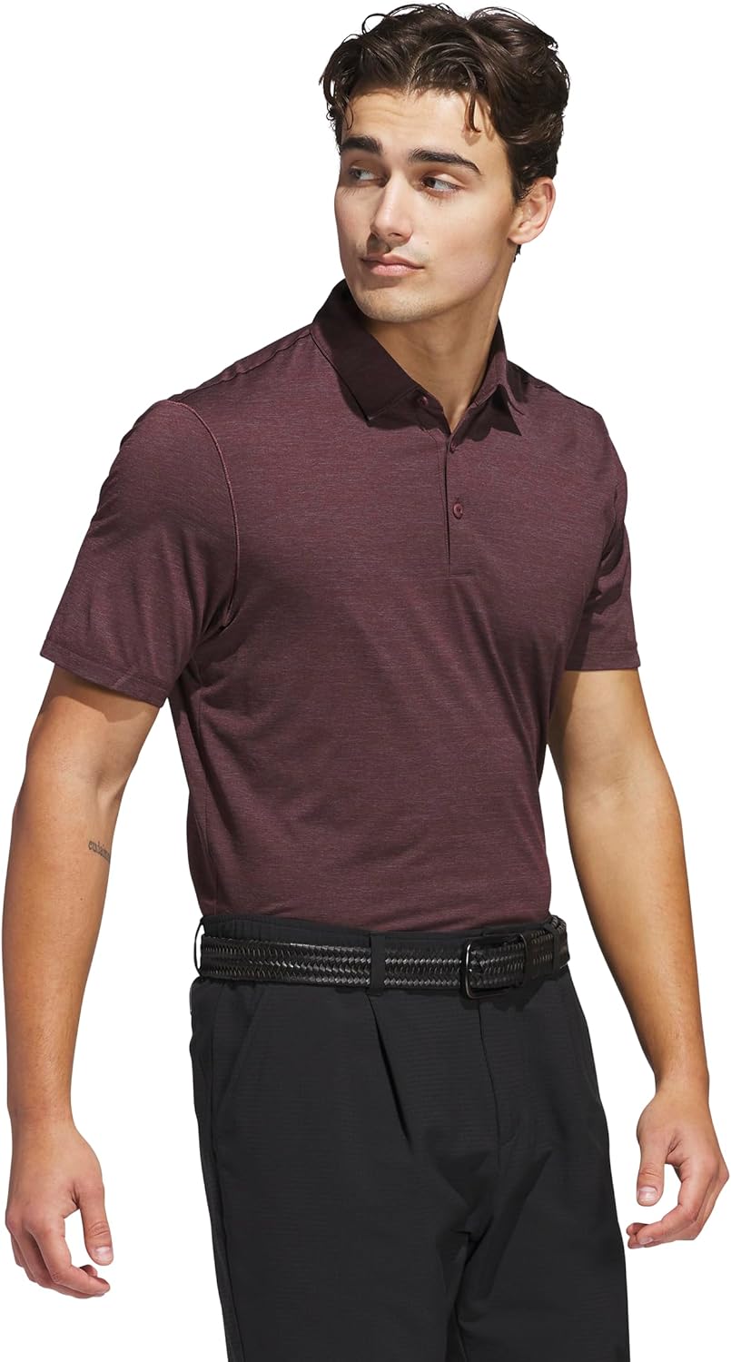 Adidas Mens Ultimate365 Elevated Twistknit Polo Shirt - Image 2
