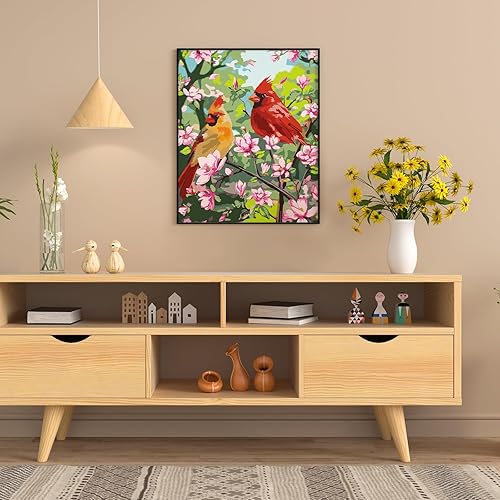 Miniatura 2 de Nuberlic Pintura por números para adultos, niños, principiantes, pintura acrílica por números, kits de pintura sobre lienzo sin marco, pintura por