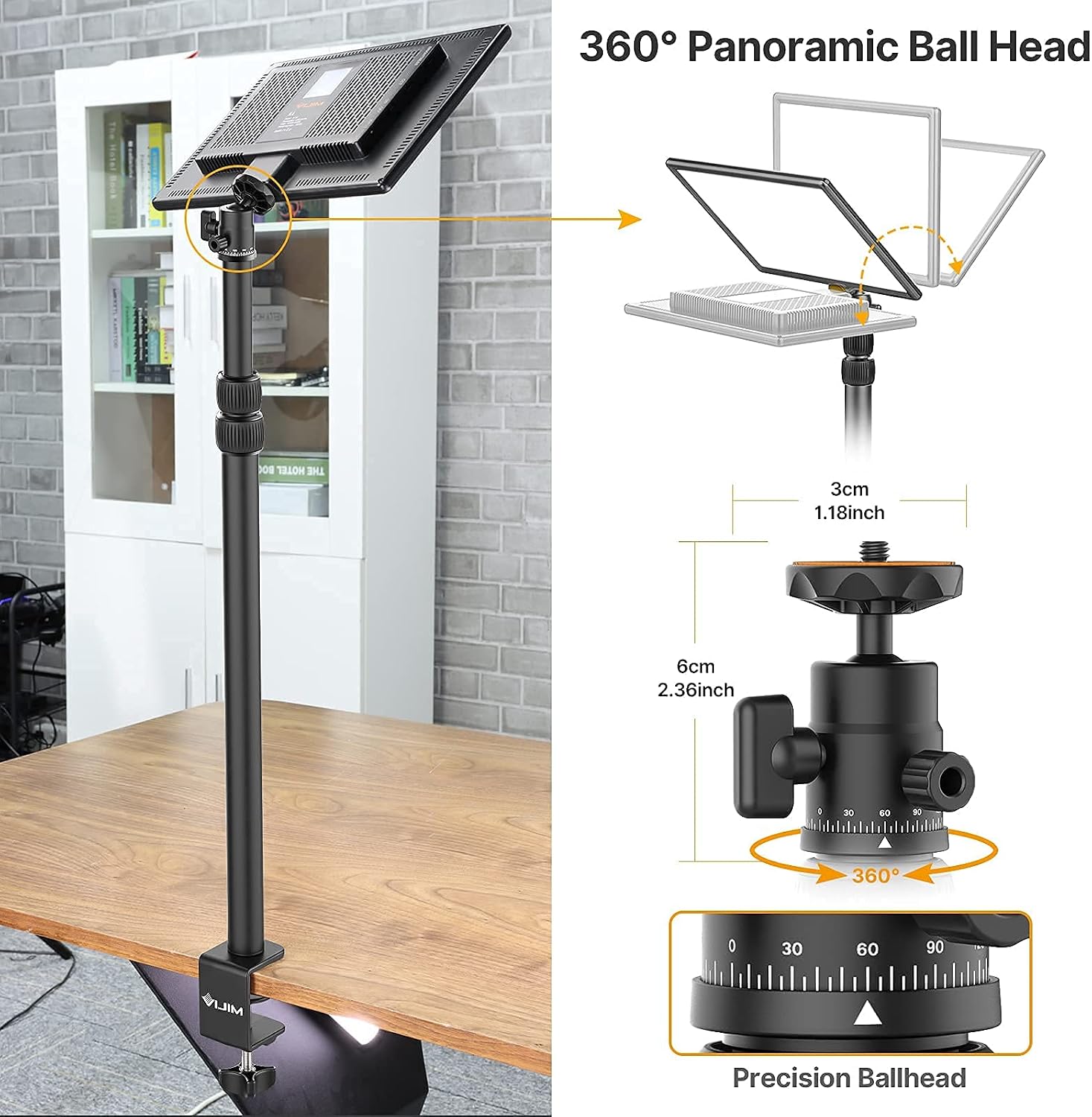 ULANZI U200 Camera Video Rig + VIJIM Camera Desk Mount