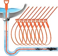 Vista 6 de Forlivese - Juego de 3 serpientes de drenaje de 25 pulgadas, removedor de obstrucciones de drenaje, serpiente de fregadero para alcantarillado