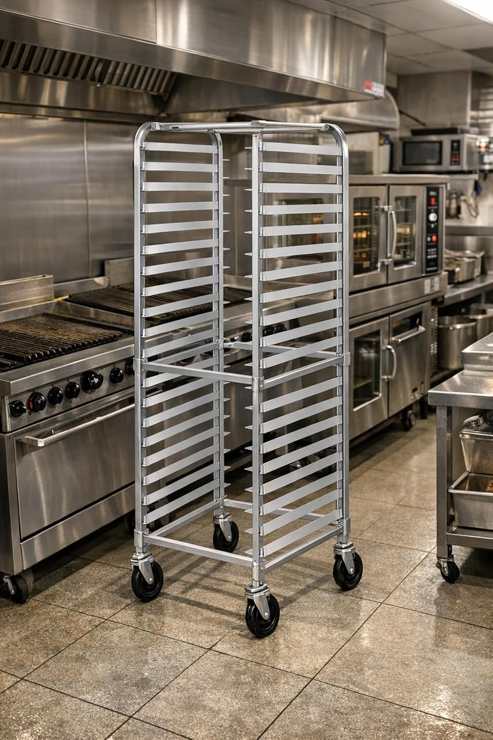 CenPro Commercial Knocked Down 20-Tier Aluminum End Load NSF Bun/Sheet Pan Rack | Bakeries, Caterers, Kitchens, Restaurants | (#32L-035)