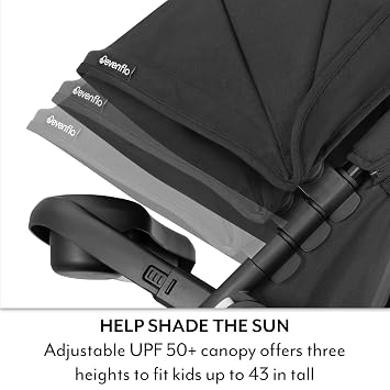 Evenflo Pivot Xpand NXT Stroller (Coal Black)