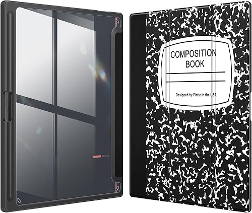 Miniatura 10 de Fintie Funda híbrida delgada compatible con tablet BOOX Note Air3 C de 10.3 pulgadas, versión 2023, soporte para lápices incorporado a prueba de