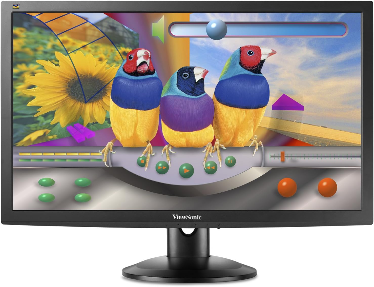 ViewSonic VG2732M-LED 27-Inch Ergonomic LED Backlit Monitor (Black)