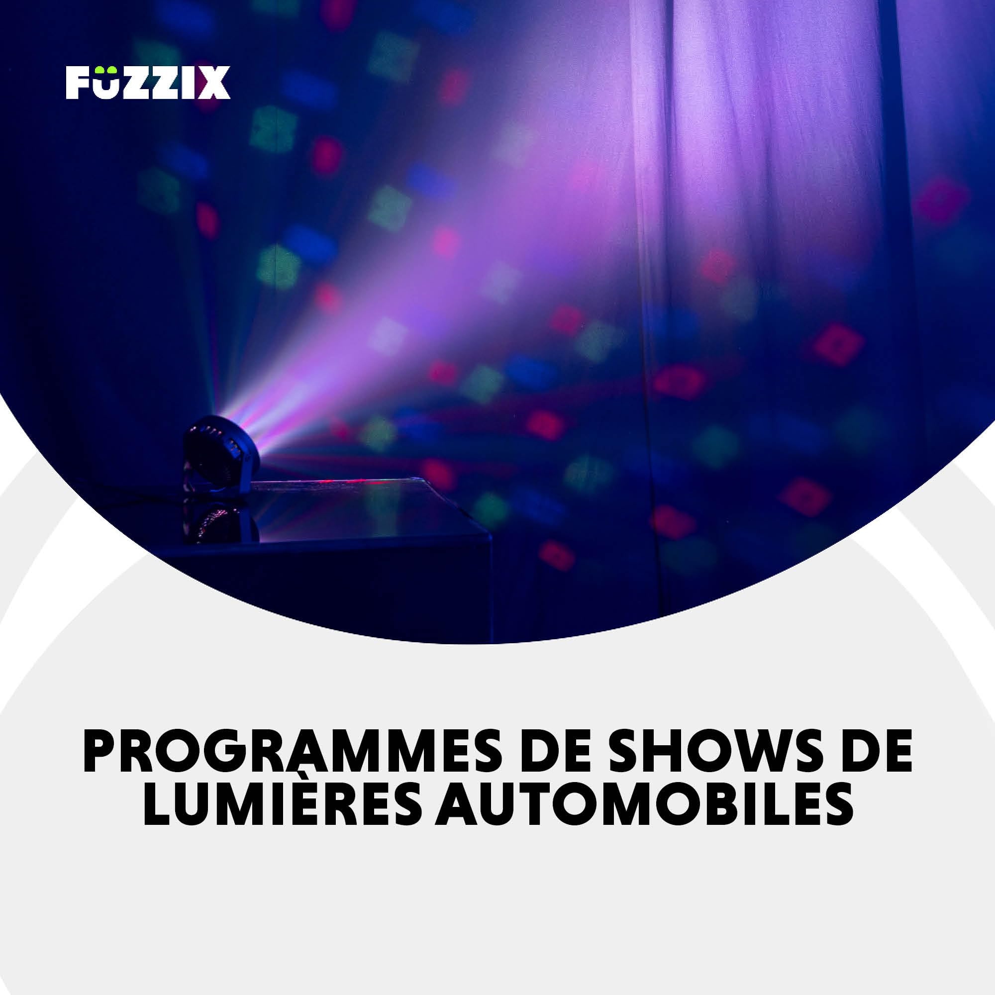 Fuzzix Comet M06 - Pack 4 × PAR LED RGB avec Effet Jelly Ball | Télécommande, Modes Automatique et Musical | Éclairage Compact DJ Bars Événements