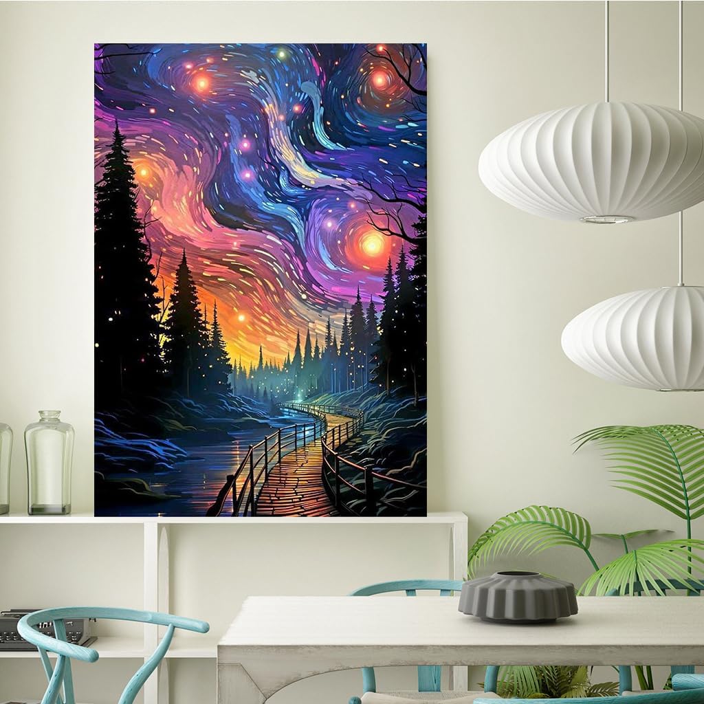 Diamond Painting Kitty 5D Cat Diamond Painting Kits For Adults, DIY Moon Cat Kits For Beginner Full Drill Gem Art, Painting Craft For Home Wall Decor Diamond Art