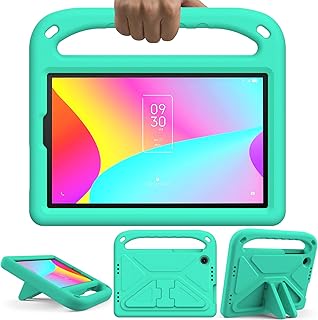 GOZOPO Kids Case for TCL Tab 8 LE 2023 Tablet, Lightweight Shockproof Handle Stand Cover for TCL Tab 8 LE (9137W) / TCL Tab 8 WiFi (9132X) (Glacier)