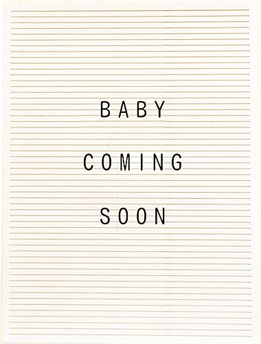 Miniatura 10 de Stiles Juego de letreros de madera de 12 x 16 pulgadas, con 340 letras, números y símbolos de plástico, tablero de mensajes de madera intercambiable