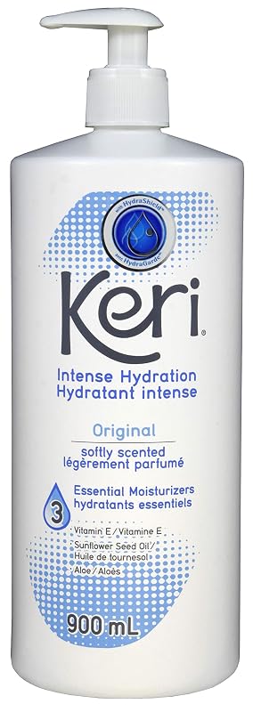 Loção corporal Keri Original com fragrância suave, 900 mL