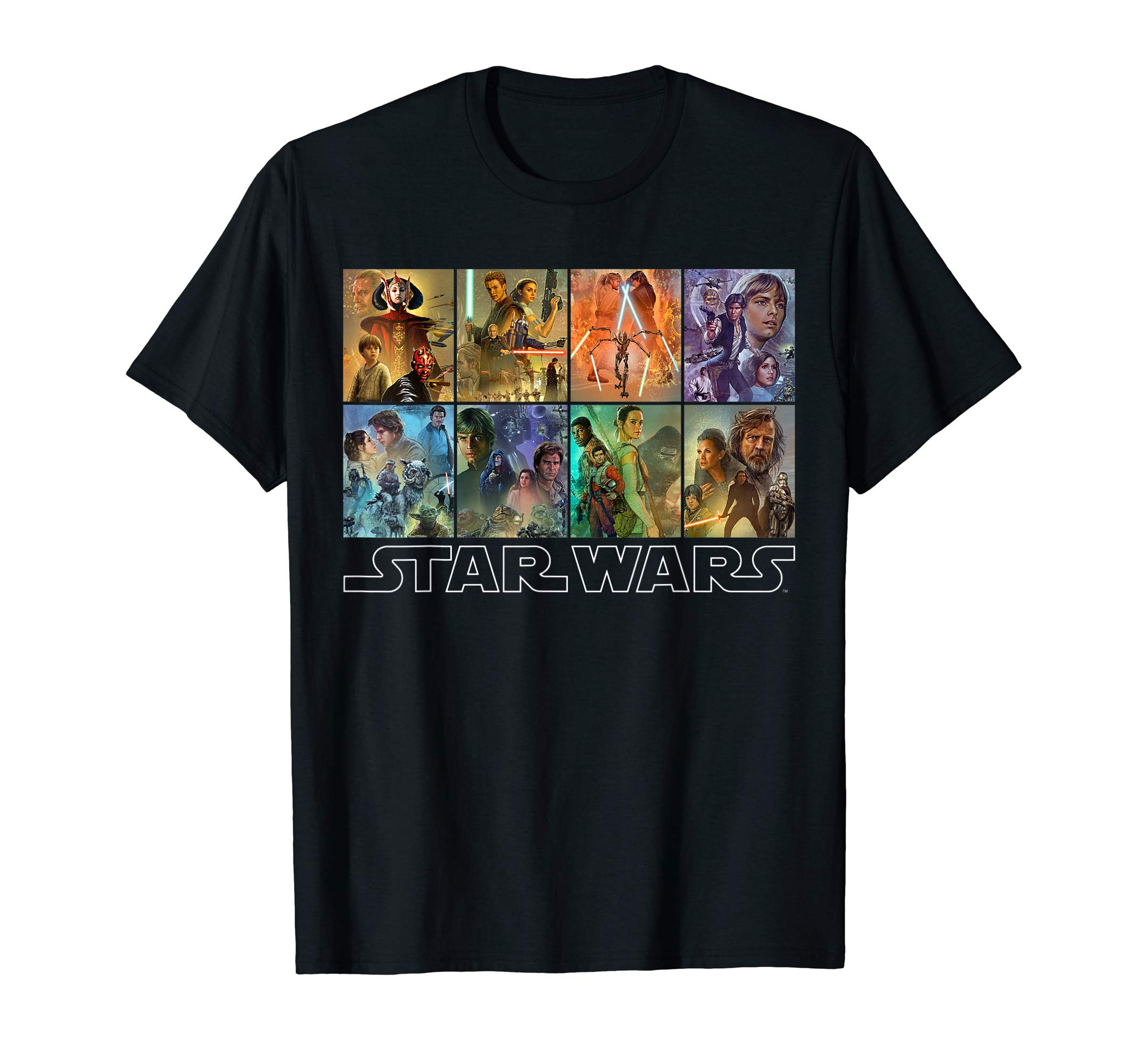 STAR WARSCelebration Mural Trilogy Panels T-Shirt T-Shirt