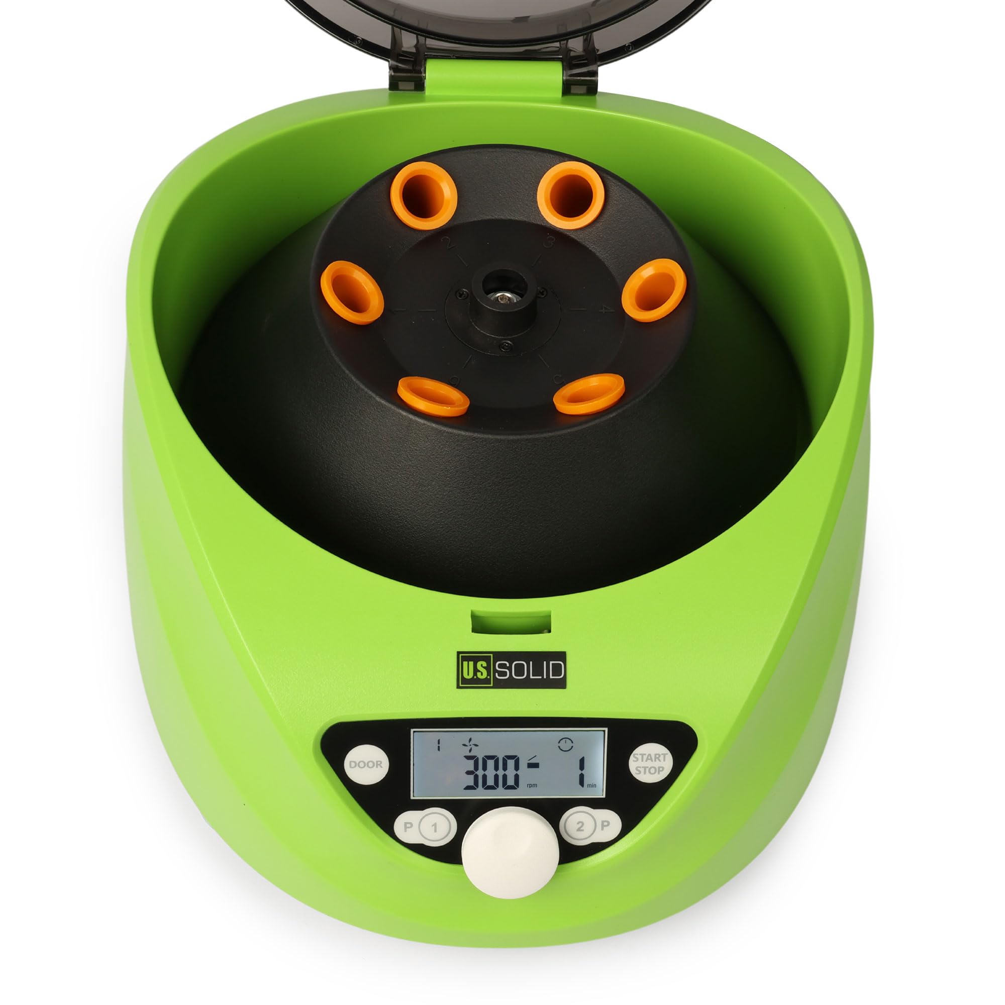 U.S. Solid Centrífuga de sobremesa – 6 unidades de 1.5-5 ml/7 ml/10 ml/15 ml, 300-5000 RPM, 2600xg RCF Desktop PRP Lab Centrifuge Machine