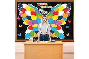 Motivational Back to School Classroom Wings Bulletin Board Set