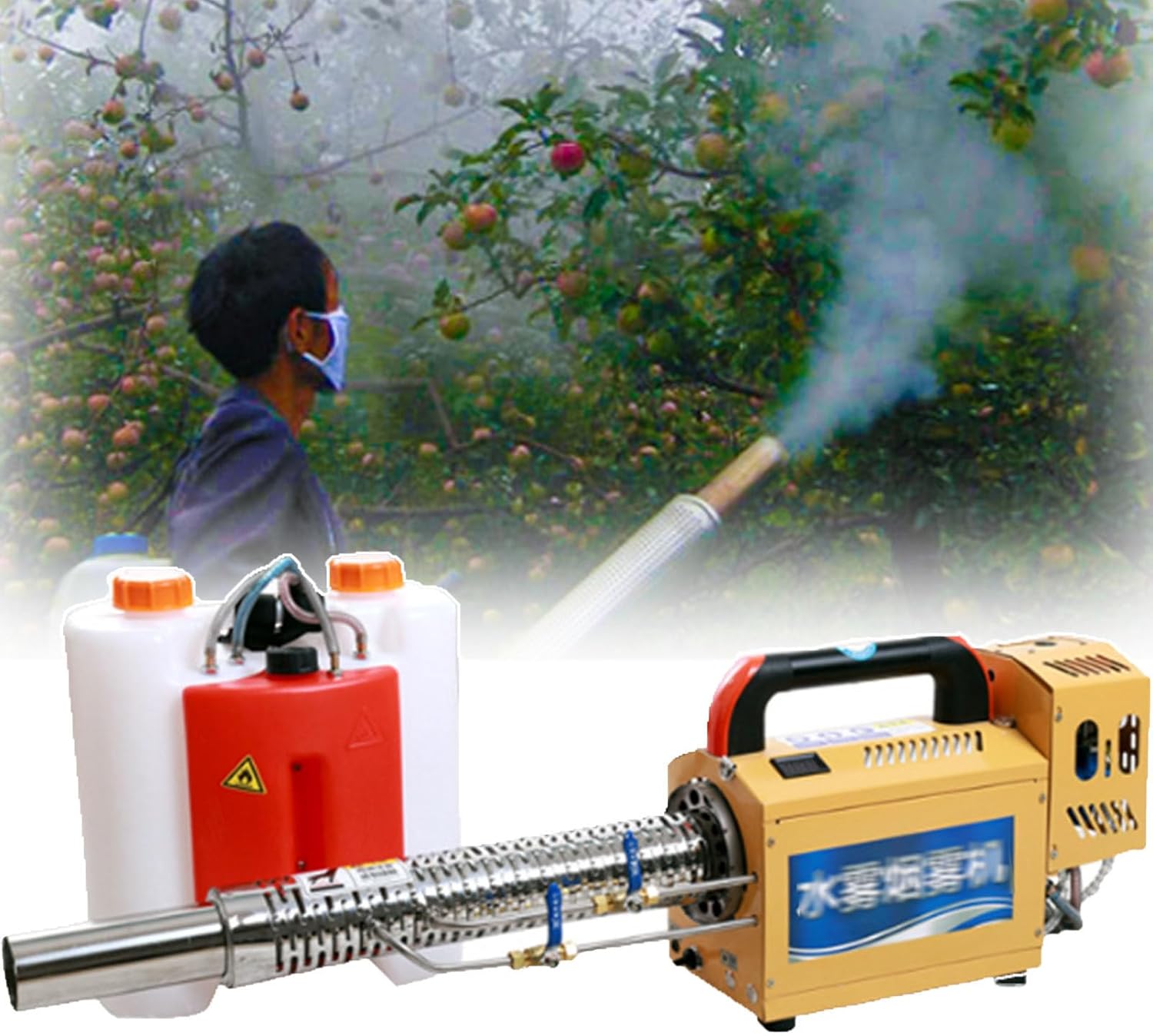 15L Thermal Fogger Portable Sprayer for Agriculture, 360° Spray Direction, Professional Fogging Machine