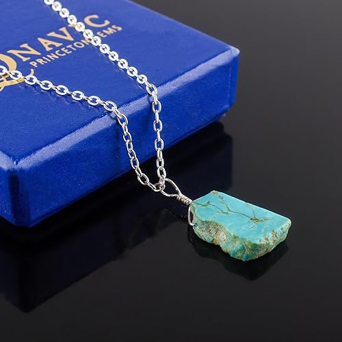 Miniatura 123 de Natural Raw Pink Ruby Rough Gemstone Handmade Dainty Pendant Necklace for Women Healing Crystals July Birthstone Birthday Gift for Her Silver Plated