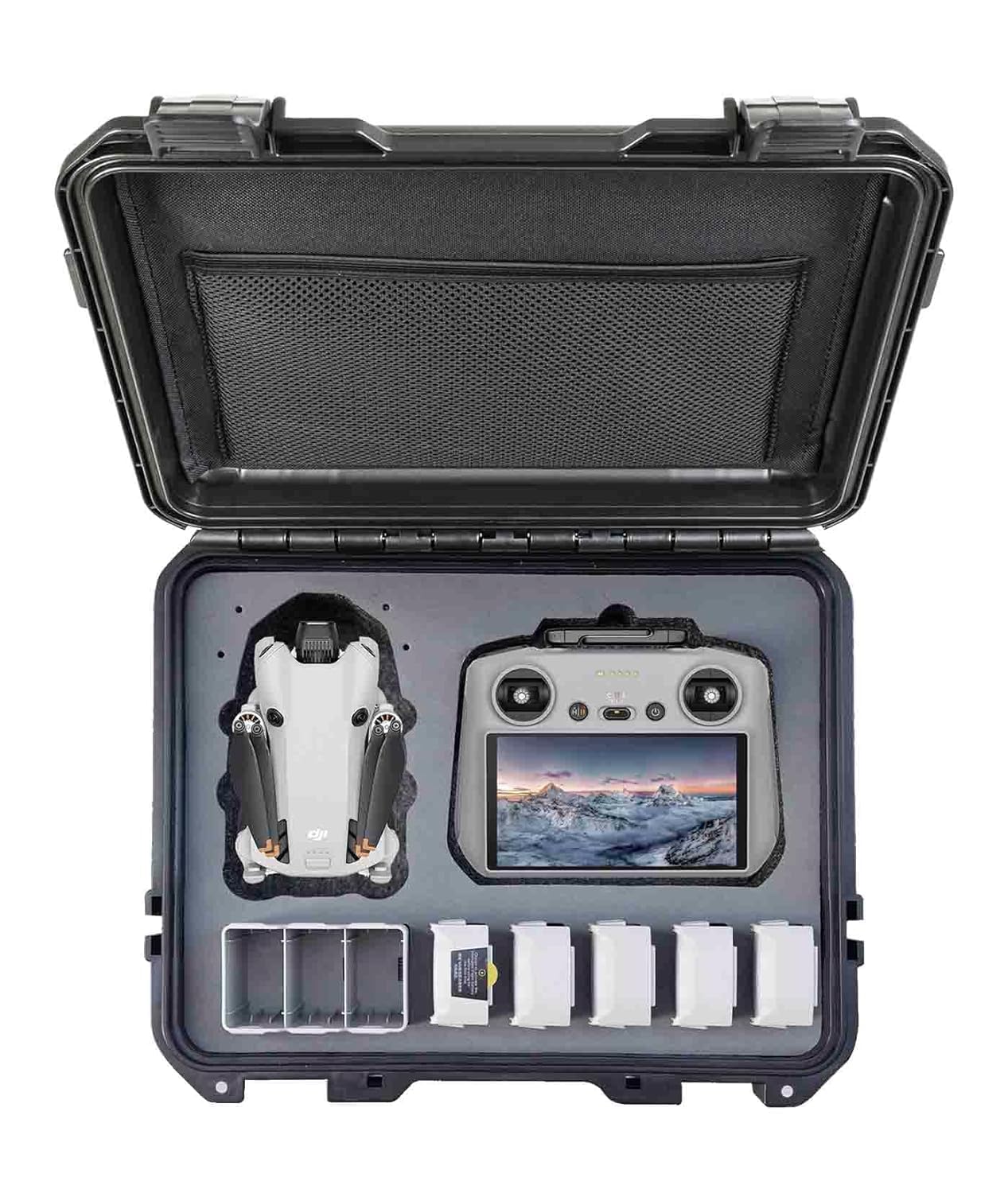 KELY PURE Waterproof Hard Case for DJI Mini 3 or Mini 4 Pro, IP67 Shockproof Dustproof Drone Carrying Case with Custom Foa... - Review, Price and Buying Guide