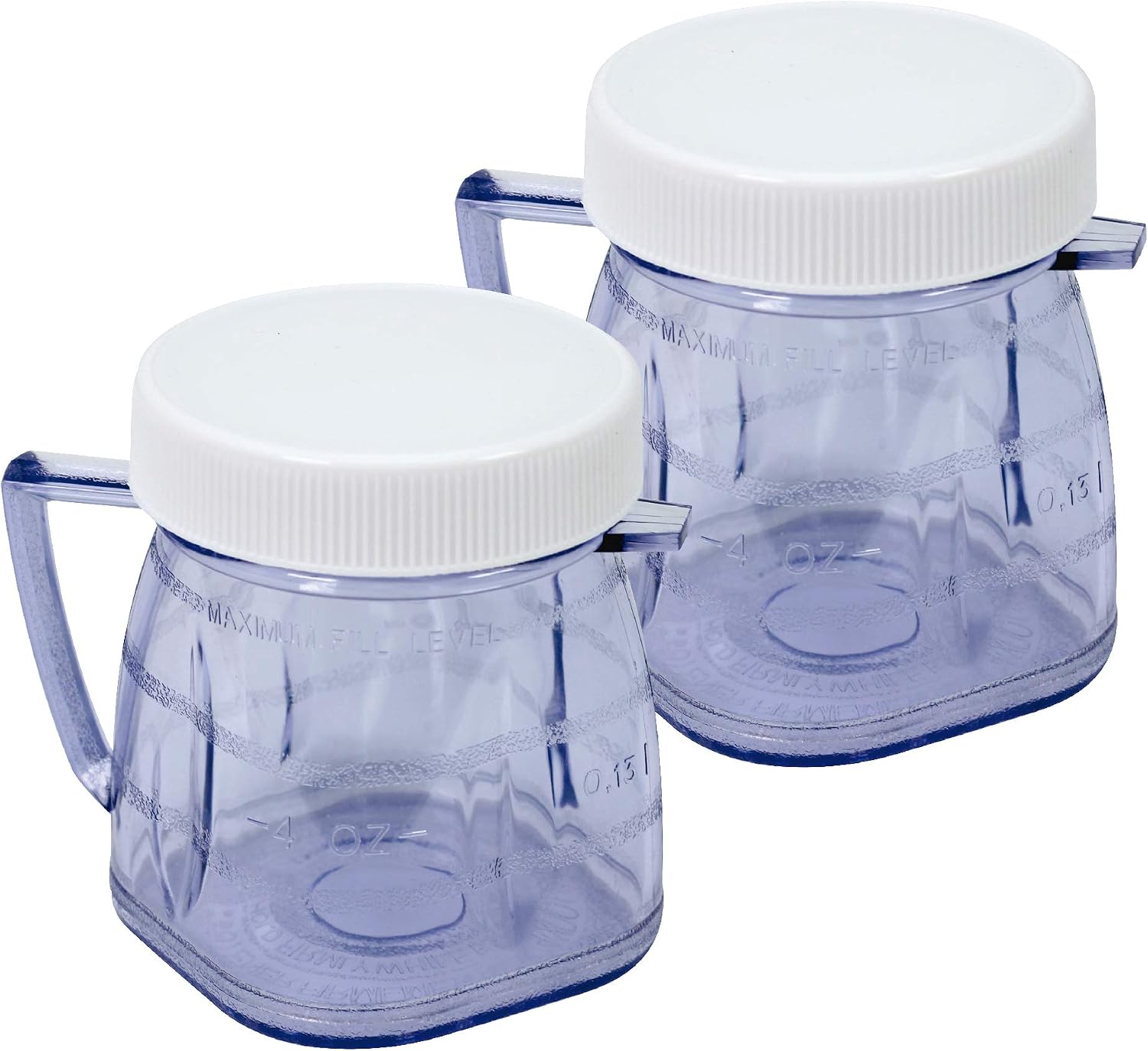 Replacement Mini 1-cup Plastic Jar by Saffire, fits most Oster Blenders (2 Pieces)