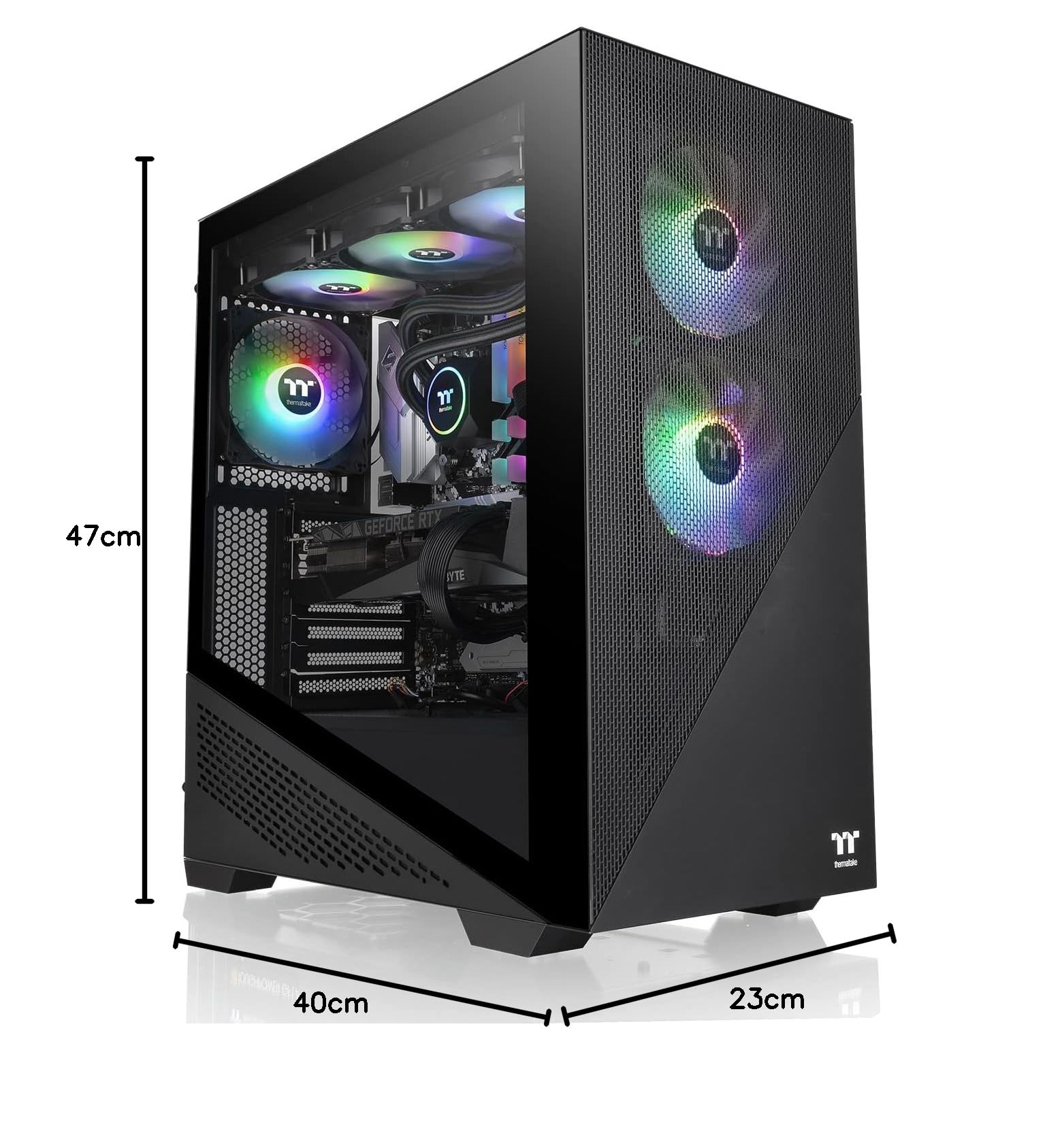 Thermaltake Divider 370 TG Midi Tower Nero