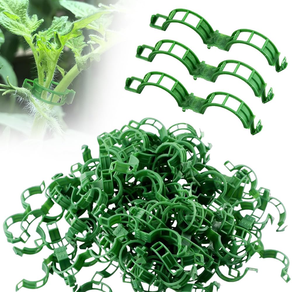 Plant Support Clips 2026 Upgraded Tomato Plant Clips for Climbing Plants Reusable Plastic Garden Clip for Grape Cucumber